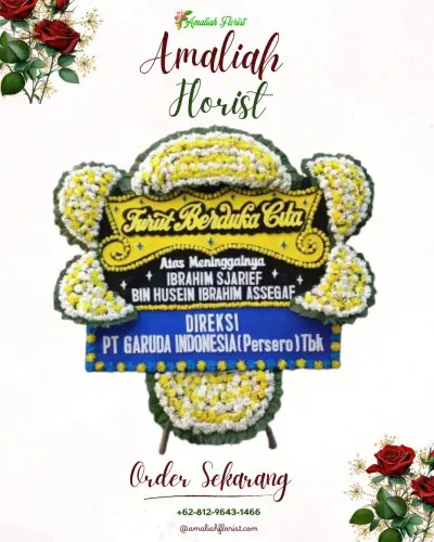Papan Bunga Duka di Driyorejo